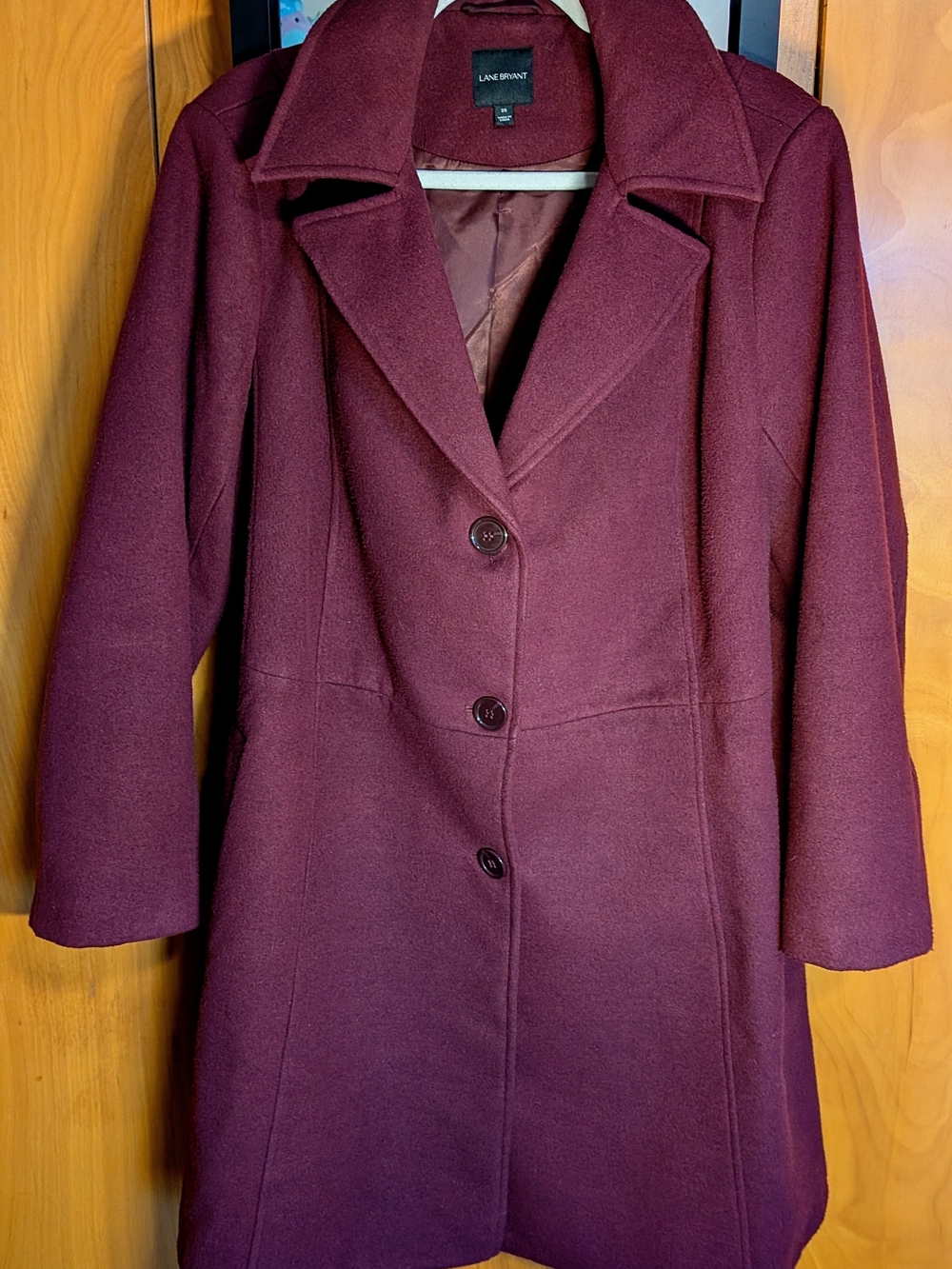 Purple Mid-Length Tailored Coat